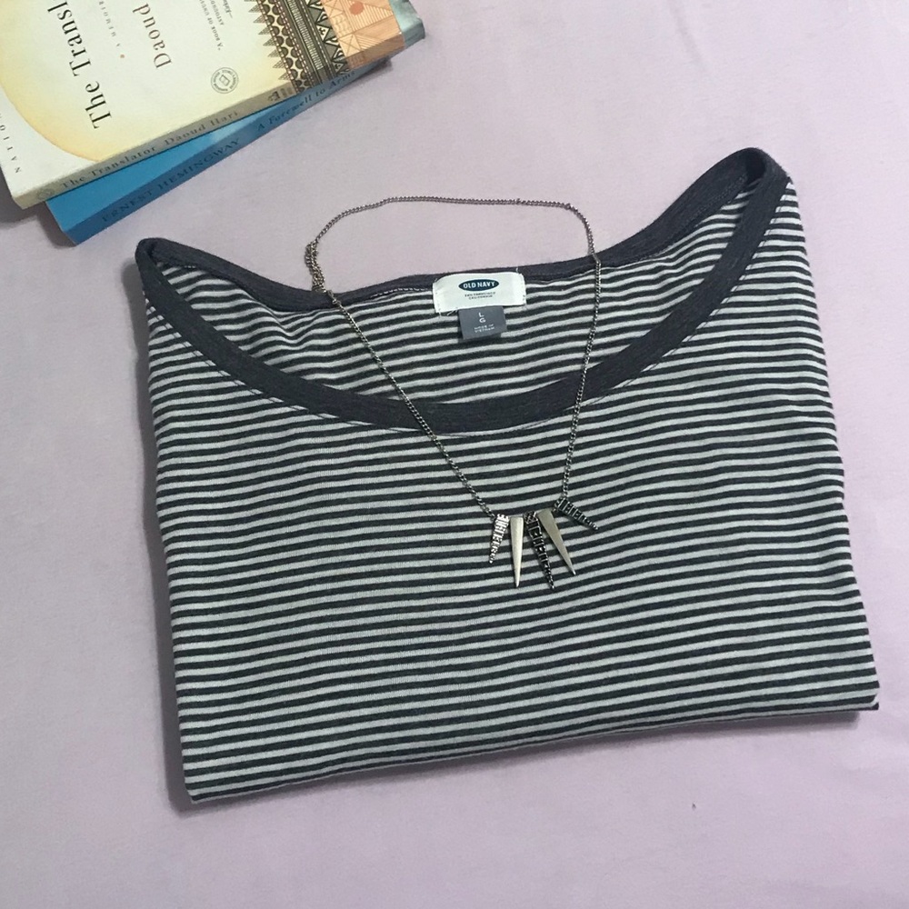 Striped Long-Sleeve Top